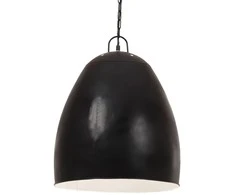 Pakabinamas šviestuvas, juodas, 42cm, 25W, apskritas, E27