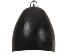 Pakabinamas šviestuvas, juodas, 42cm, 25W, apskritas, E27