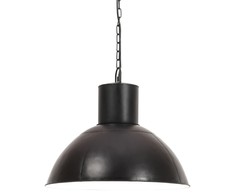 Pakabinamas šviestuvas, juodas, 48cm, 25W, apskritas, E27