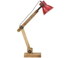 Pakabinamas šviestuvas Rašomojo stalo šviestuvas, baltintas raudonas, 23x18x96cm, 25W