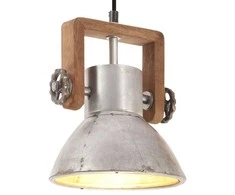 Pakabinamas šviestuvas, sidabrinis, 19cm, 25W, apskritas, E27