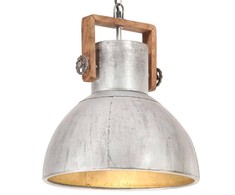 Pakabinamas šviestuvas, sidabrinis, 40cm, 25W, apskritas, E27