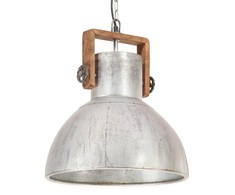 Pakabinamas šviestuvas, sidabrinis, 40cm, 25W, apskritas, E27