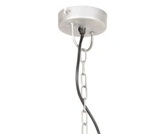 Pakabinamas šviestuvas, sidabrinis, 41cm, 25W, apskritas, E27