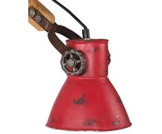 Sieninis šviestuvas, baltintas raudonas, 96x15x20cm, 25W, E27