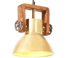 Pakabinamas šviestuvas, žalvario, 19cm, 25W, apskritas, E27