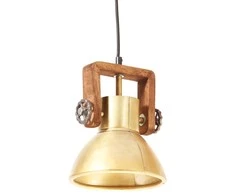 Pakabinamas šviestuvas, žalvario, 19cm, 25W, apskritas, E27