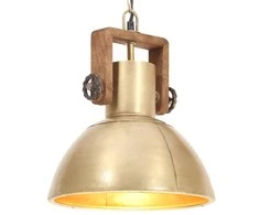 Pakabinamas šviestuvas, žalvario, 30cm, 25W, apskritas, E27