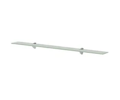 Pakabinamos lentynos, 2vnt., 100x10cm, stiklas, 8mm (243777x2)