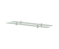 Pakabinamos lentynos, 2vnt., 100x20cm, stiklas, 8mm (243801x2)