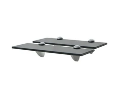 Pakabinamos lentynos, 2vnt., 30x10cm, stiklas, 8mm (243762x2)