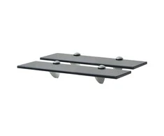 Pakabinamos lentynos, 2vnt., 40x10cm, stiklas, 8mm (243763x2)