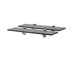 Pakabinamos lentynos, 2vnt., 40x20cm, stiklas, 8mm (243787x2)