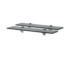Pakabinamos lentynos, 2vnt., 50x10cm, stiklas, 8mm (243764x2)