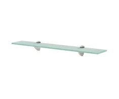 Pakabinamos lentynos, 2vnt., 60x20cm, stiklas, 8mm (243781x2)