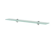 Pakabinamos lentynos, 2vnt., 70x10cm, stiklas, 8mm (243758x2)