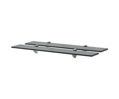 Pakabinamos lentynos, 2vnt., 70x20cm, stiklas, 8mm (243790x2)