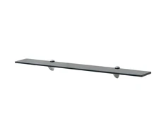Pakabinamos lentynos, 2vnt., 80x10cm, stiklas, 8mm (243767x2)