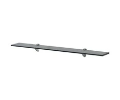 Pakabinamos lentynos, 2vnt., 80x20cm, stiklas, 8mm (243791x2)