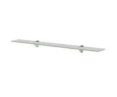 Pakabinamos lentynos, 2vnt., 80x20cm, stiklas, 8mm (243799x2)