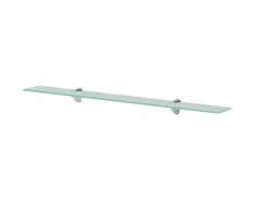 Pakabinamos lentynos, 2vnt., 90x20cm, stiklas, 8mm (243784x2)