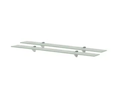 Pakabinamos lentynos, 2vnt., 90x20cm, stiklas, 8mm (243800x2)