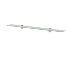 Pakabinamos lentynos, 2vnt., 90x20cm, stiklas, 8mm (243800x2)