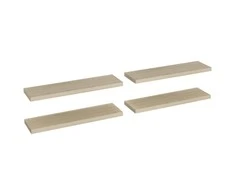 Pakabinamos lentynos, 4vnt., ąžuolo spalvos, 90x23,5x3,8cm, MDF
