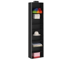 Pakabinamos spintos su 10 lentynų, 2vnt., audinys