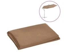 Pakaitinis audinys gembiniam skėčiui, taupe spalvos, 300cm