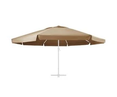 Pakaitinis audinys lauko skėčiui nuo saulės, taupe, 600cm