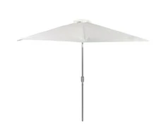 Pakaitinis audinys lauko skėčiui nuo saulės, baltas, 300cm