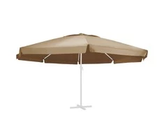 Pakaitinis audinys lauko skėčiui nuo saulės, taupe, 600cm