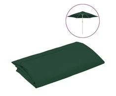 Pakaitinis audinys lauko skėčiui nuo saulės, žalias, 300cm