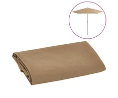 Pakaitinis audinys lauko skėčiui nuo saulės, taupe, 300cm