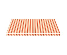 Pakaitinis audinys markizei, geltonos/oranžinės spalvos, 4,5x3,5m