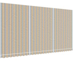 Pakaitinis audinys markizei, įvairių spalvų, 6x3m, dryžuotas