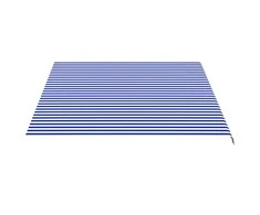 Pakaitinis audinys markizei, mėlynos ir baltos spalvos, 4,5x3,5