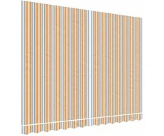 Pakaitinis audinys markizei, spalvotas, 3,5x2,5m, dryžuotas