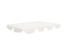 Pakaitinis skliautas sodo sūpynėms, baltas, 150/130x105/70cm