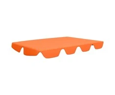 Pakaitinis skliautas sodo sūpynėms, oranžinis, 150/130x105/70cm