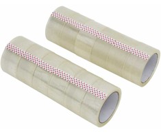Pakavimo juosta, 12vnt., 48mmx66m, skaidri