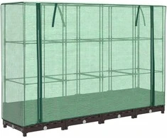 Pakelta lysvė su šiltnamio dangčiu, 160x40x123cm