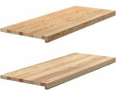 Palangės, 2 vnt, 100x40x2 cm, neapdorotas ąžuolo medienos