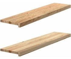 Palangės, 2 vnt, 110x30x2 cm, neapdorotas ąžuolo medienos