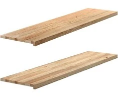 Palangės, 2 vnt, 160x40x2 cm, neapdorotas ąžuolo medienos