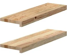 Palangės, 2 vnt, 70x20x2 cm, neapdorotas ąžuolo medienos