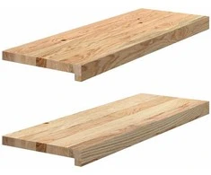Palangės, 2 vnt, 70x25x2 cm, neapdorotas ąžuolo medienos