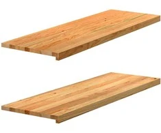 Palangės, 2 vnt, šviesiai rudos, 120x40x2 cm, ąžuolo medienos