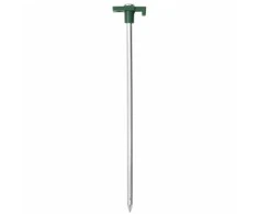 Palapinės kaiščiai, 12vnt., 25cm, skersmuo 7mm, plienas ir PP